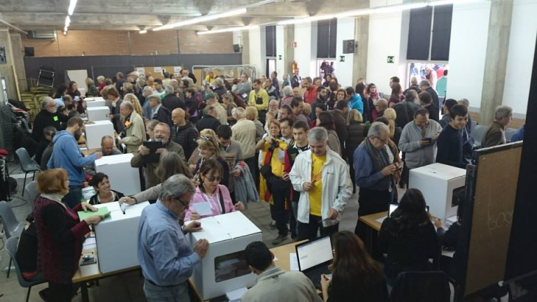 El 9N del 2014 a Premià de Mar