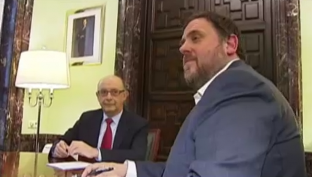 Oriol_Junqueras Trobada de Cristóbal Montoro amb Oriol Junqueras
