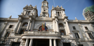 Façana de l'Ajuntament de València