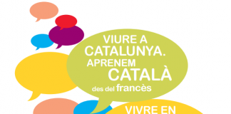 Coberta de la guia “Viure a Catalunya. Aprenem català des del francès"