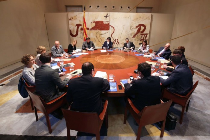 Foto de la reunió del Consell Executiu