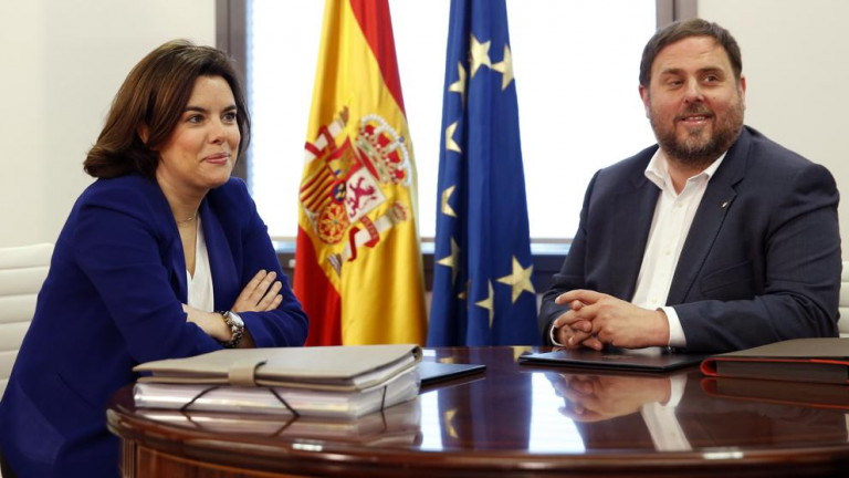 Soraya Sáenz de Santamaría i Oriol Junqueras