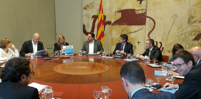 Reunió del consell Executiu de la Generalitat de Catalunya