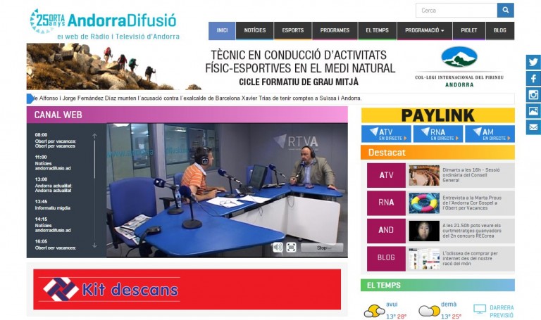 Andorra Televisió deixarà d’emetre’s per TDT al Pirineu català