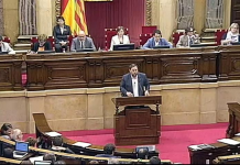 Oriol Junqueras defensant els pressupostos del Govern