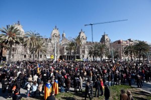 Manifestació d'Escola en Català davant el TSJC | Jordi Borràs