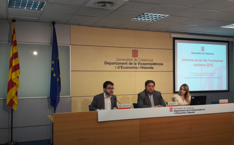 Presentació de L’informe anual de l’economia catalana 2015