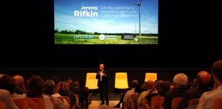 Conferència d'en Jeremy Rifkin a Sant Cugat.