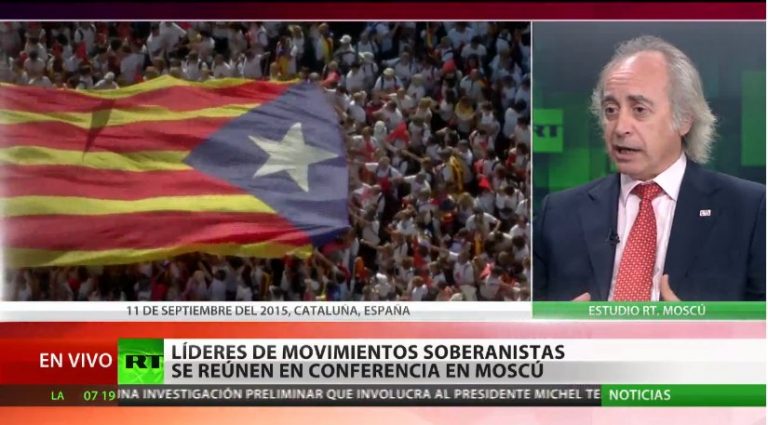 Enric Folch (SI) entrevistat per Russia Today