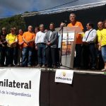 Acte de suport del poble d’Arenys de Munt als imputats pel 9N.