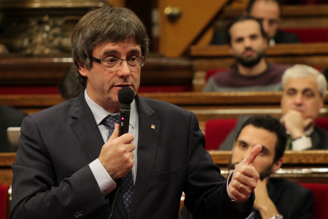 Puigdemont en la sessió de control del Parlament | Parlament de Catalunya