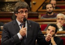 Puigdemont en la sessió de control del Parlament | Parlament de Catalunya