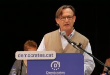 Vila d'Abadal en el seu discurs en el Consell Nacional de Demòcrates | Demòcrates de Catalunya