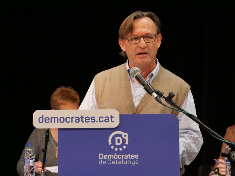Vila d'Abadal en el seu discurs en el Consell Nacional de Demòcrates | Demòcrates de Catalunya