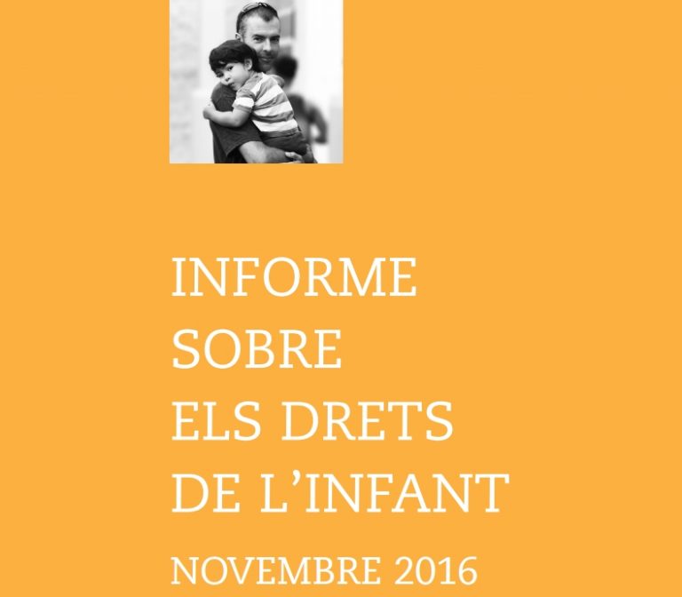 El Síndic de Greuges presenta l’Informe sobre els drets de l’infant 2016