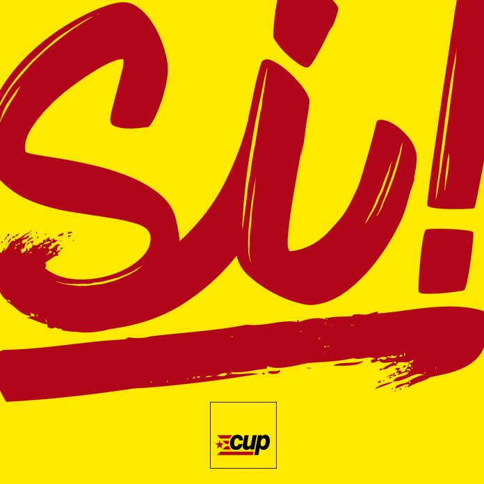 Cartell de la campanya del Sí de la CUP | CUP-CC
