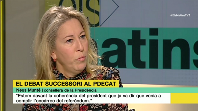 Neus Munté entrevistada a 'Els Matins' de TV3