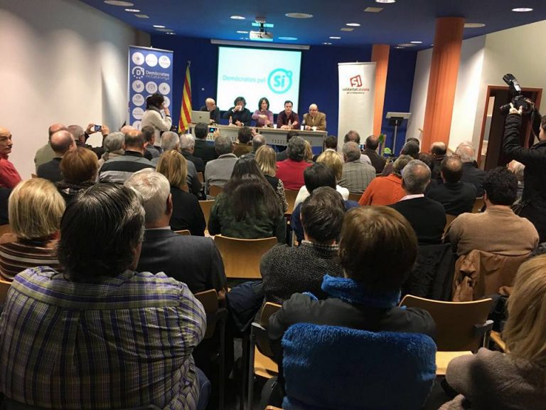 Acte de campanya de Demòcrates pel Sí a Tàrrega