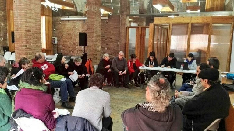 Un dels grups de treball de la trobada de la CUP a Reus | CUP