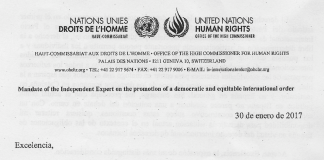 Extracte de la carta enviada per Zayas a l'ambaixadora d'Espanya a Ginebra | CCN