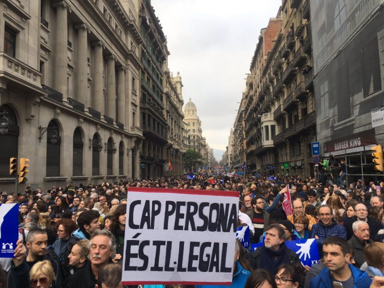 Imatge de la manifestació (Fotografia: Casa nostra, casa vostra)