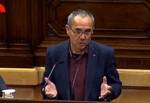 Joan Coscubiela defensant la proposta d'acord al Parlament | CSQP