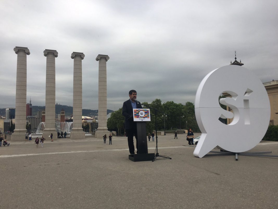 Jordi Sànchez presentant la campanya pel 'Sí' de l'ANC | ANC