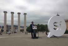 Jordi Sànchez presentant la campanya pel 'Sí' de l'ANC | ANC