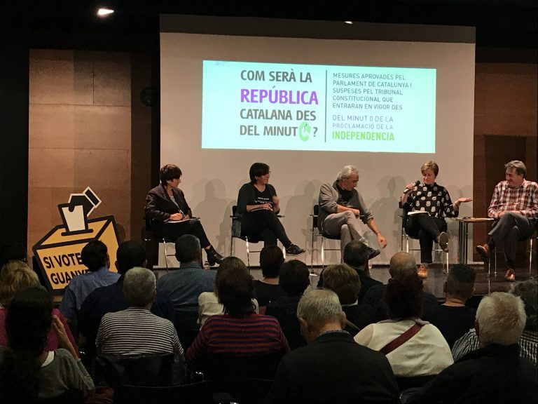 Imatge de la presentació de la Campanya República Minut 0