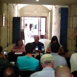 Moment de la presentació de la Coordinadora d’Electes del Maresme