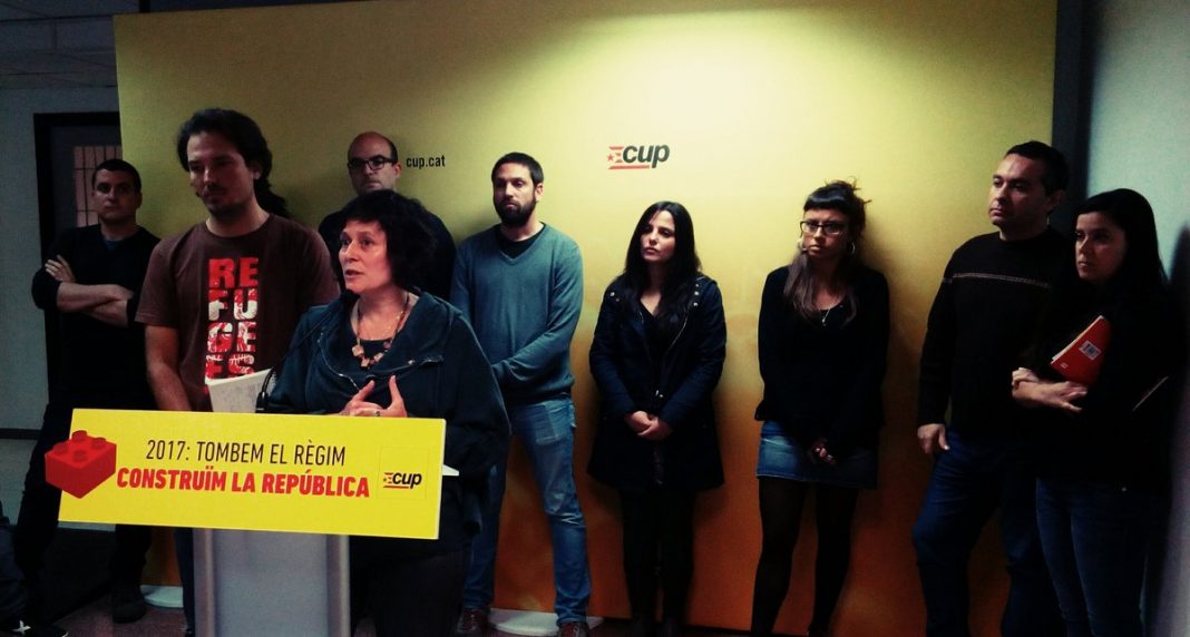 Roda de premsa de la CUP presentant la campanya | CUP