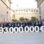 Foto amb els assistents a la presentació per posar de manifest els 93M€ que s’incrementarien en els ingressos esportius del país | Pro Seleccions Catalanes