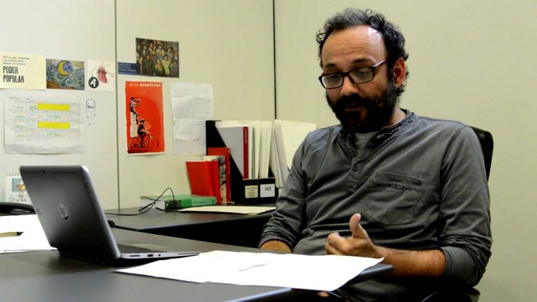 Benet Salelles al despatx del grup parlamentari | CUP