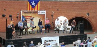 Unió i determinació en el primer acte unitari pel SÍ Imatge de l'acte unitari pel SÍ a Vilassar de Mar