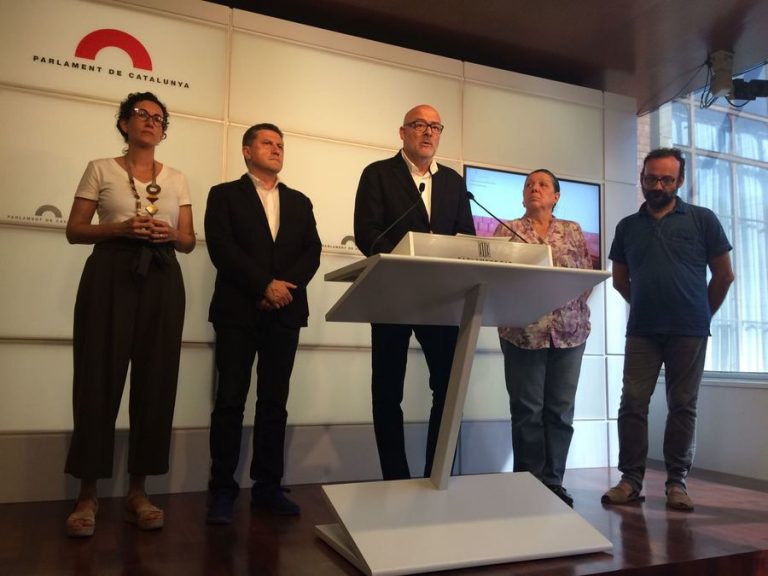 La llei del Referèndum entrada al registre del Parlament