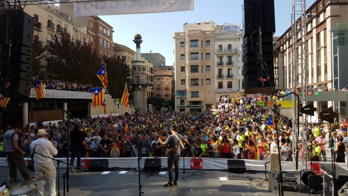 La 'Marató per la Democràcia' a Lleida | Òmnium Cultural