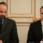 El primer ministre francès, Édouard Phillipe i el president Emmanuel Macron
