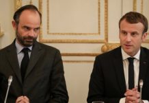 El primer ministre francès, Édouard Phillipe i el president Emmanuel Macron