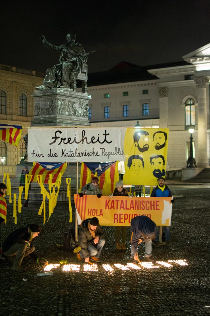 Acció contra els presos polítics del CDR de Munic