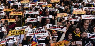 Manifestació per la Llibertat. Foto: Roser Vilallonga - Barcelona, 11/11/2017