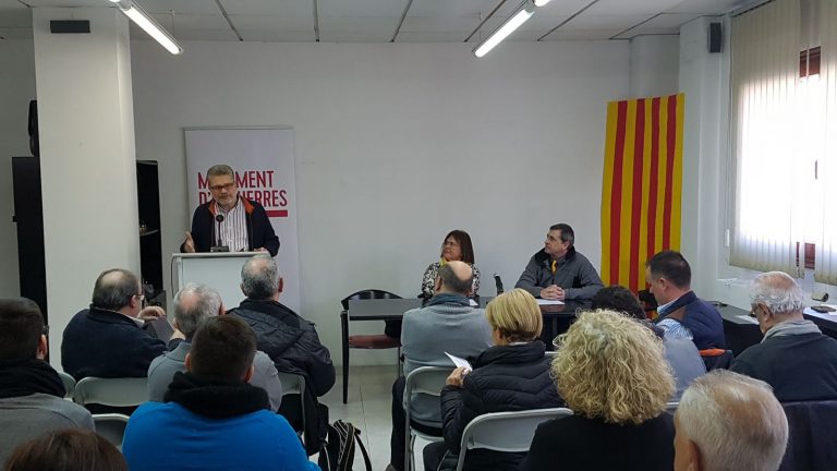 Alfons Palacios, president de MES durant el Consell Polític de la formació | MES
