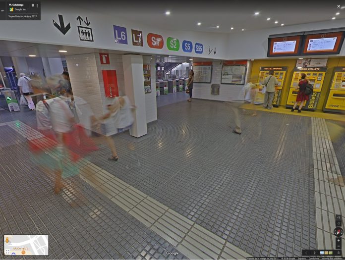 Google StreetView Pl. Catalunya | Generalitat de Catalunya