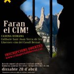 Cartell de la nova acció de la Crida a la Solidaritat, Faran el CIM!