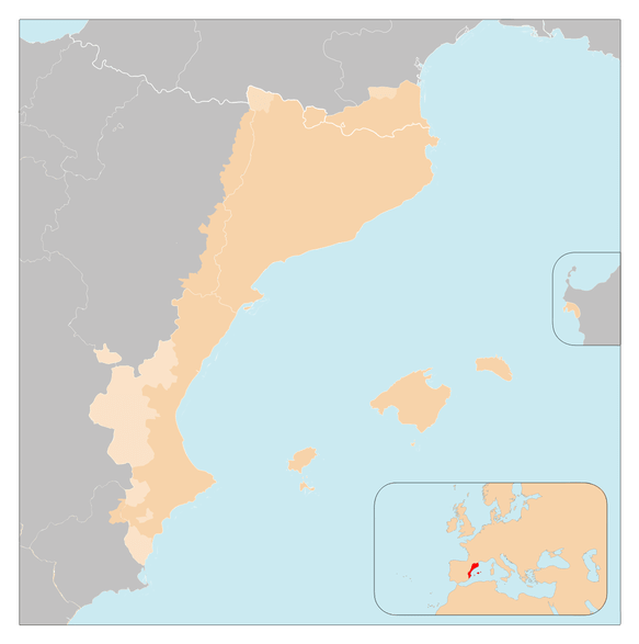 Mapa lingüístic dels territoris de parla catalana
