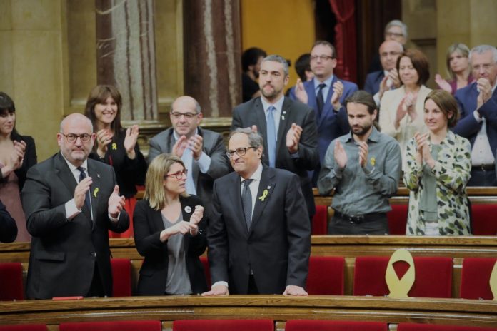 Quim Torra després de ser investit President | Parlament de Catalunya (Miquel González de la Fuente)