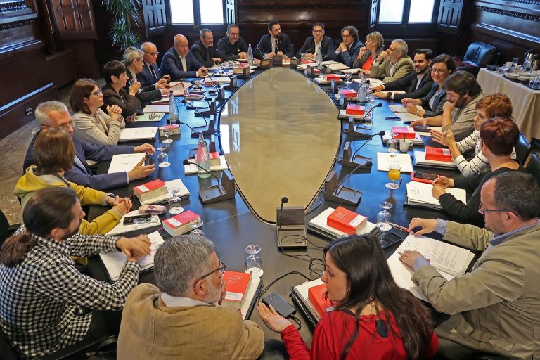 La Mesa i la Junta de Portaveus reunides | Parlament de Catalunya