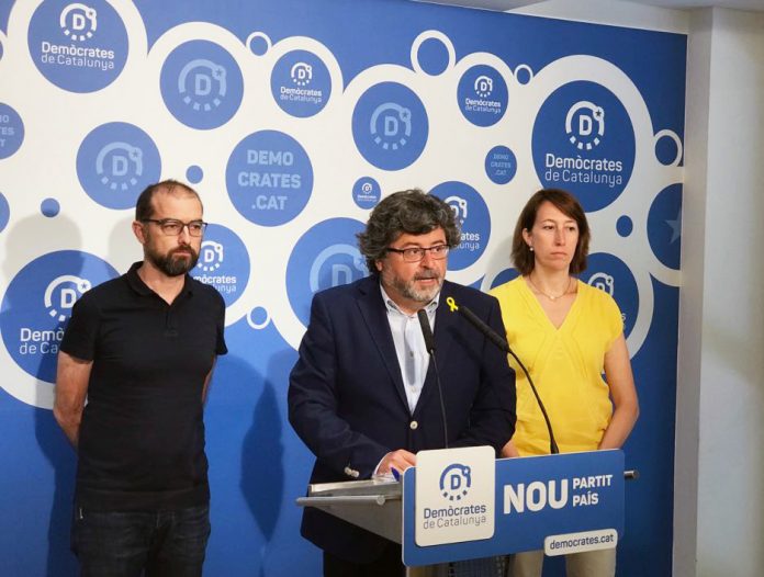 Roda de premsa del partit demòcrata presentant els resultats de la consulta sobre les Primàries Barcelona | Demòcrates de Catalunya