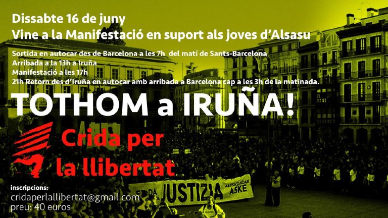 Crida per la Llibertat a Altsasu