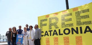 Les entitats sobiranistes denuncien la repressió política durant els Jocs Mediterranis | Assemblea Nacional Catalana