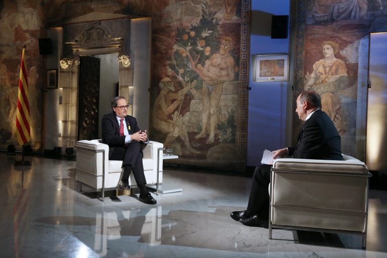 President Torra: «Del nou govern espanyol esperem solucions i no gestos»